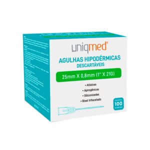 Agulhas 25x0,8 100uni