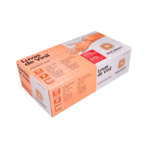 Luva vinil c/100 - P