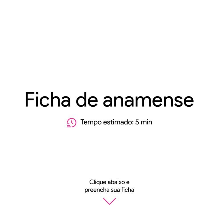 Ficha de anamnese