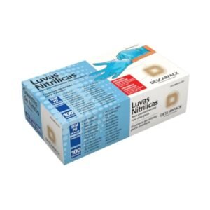 Luva nitrilo c/100