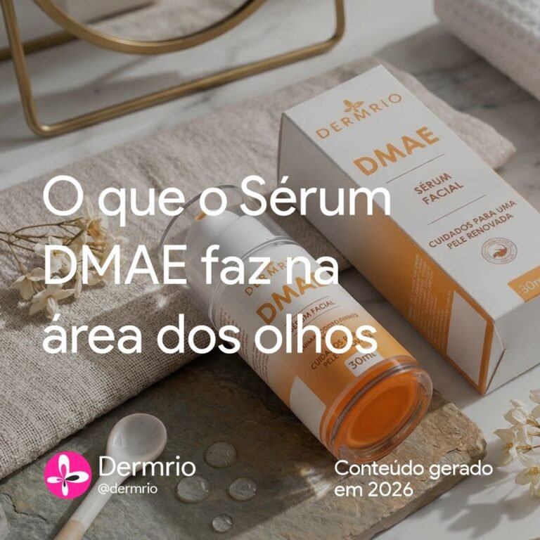 O que o Sérum DMAE faz pela Região dos Olhos?