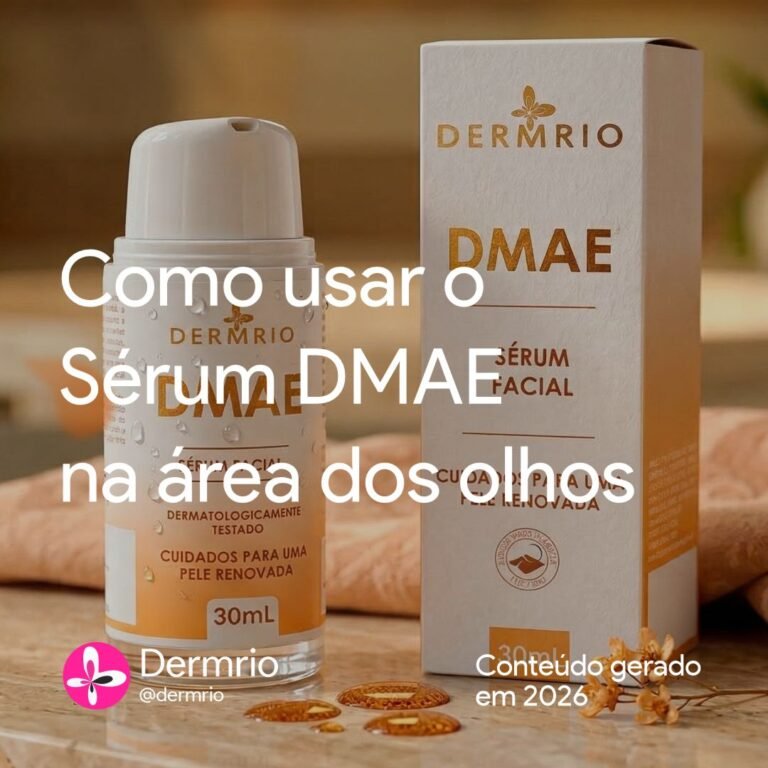 Como usar o Sérum DMAE no Contorno dos Olhos