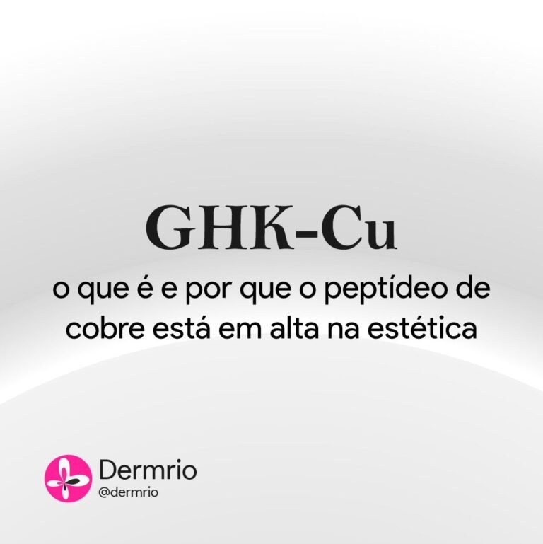GHK-Cu: o que é e por que o peptídeo de cobre está em alta na estética