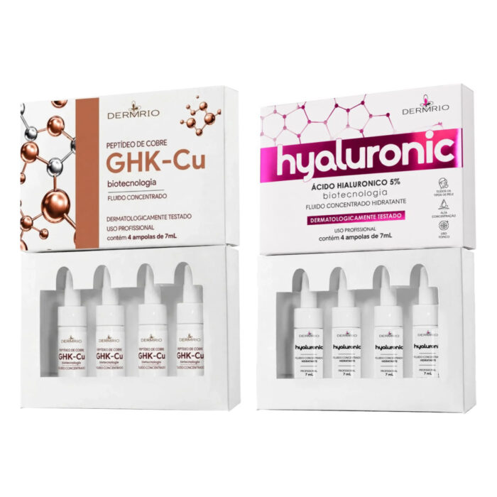 Kit Promo: GHK-Cu 4uni + Mono Hyaluronic 4uni Kit Promo: GHK-Cu 4uni + Mono Hyaluronic 4uni